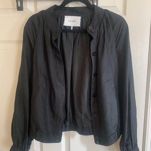 Frame Black Linen Jacket